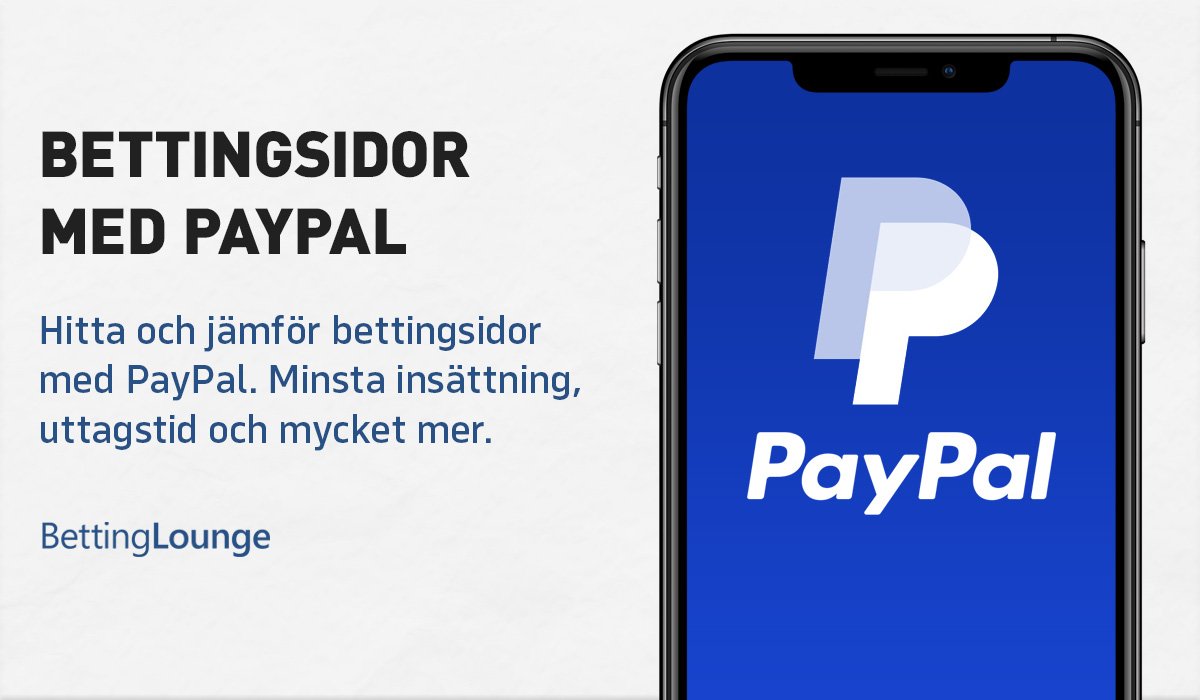 PayPal bettingsidor
