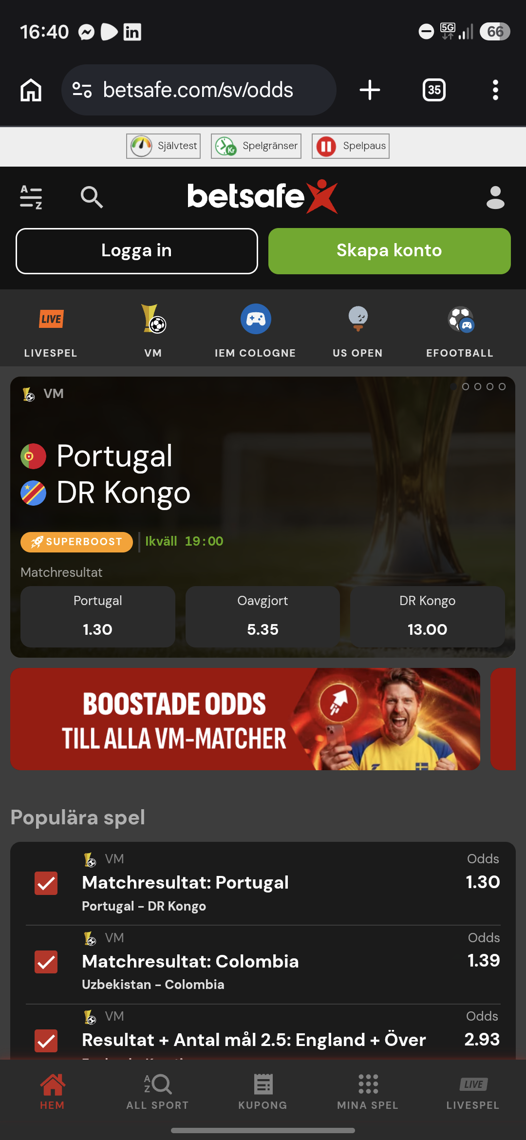 Betsafe hem