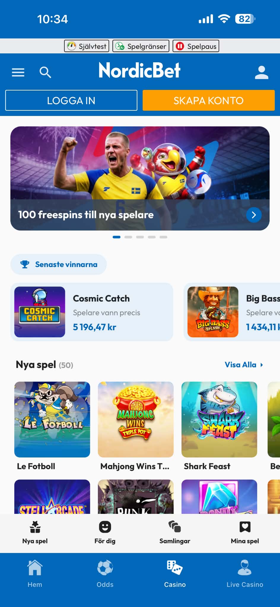 Casinoutbud - NordicBet