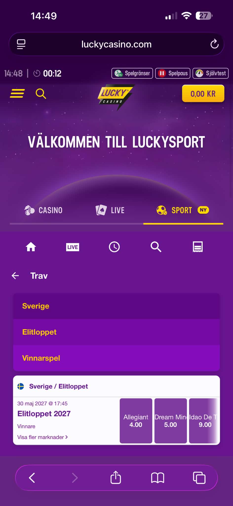 Travutbud - Lucky Casino