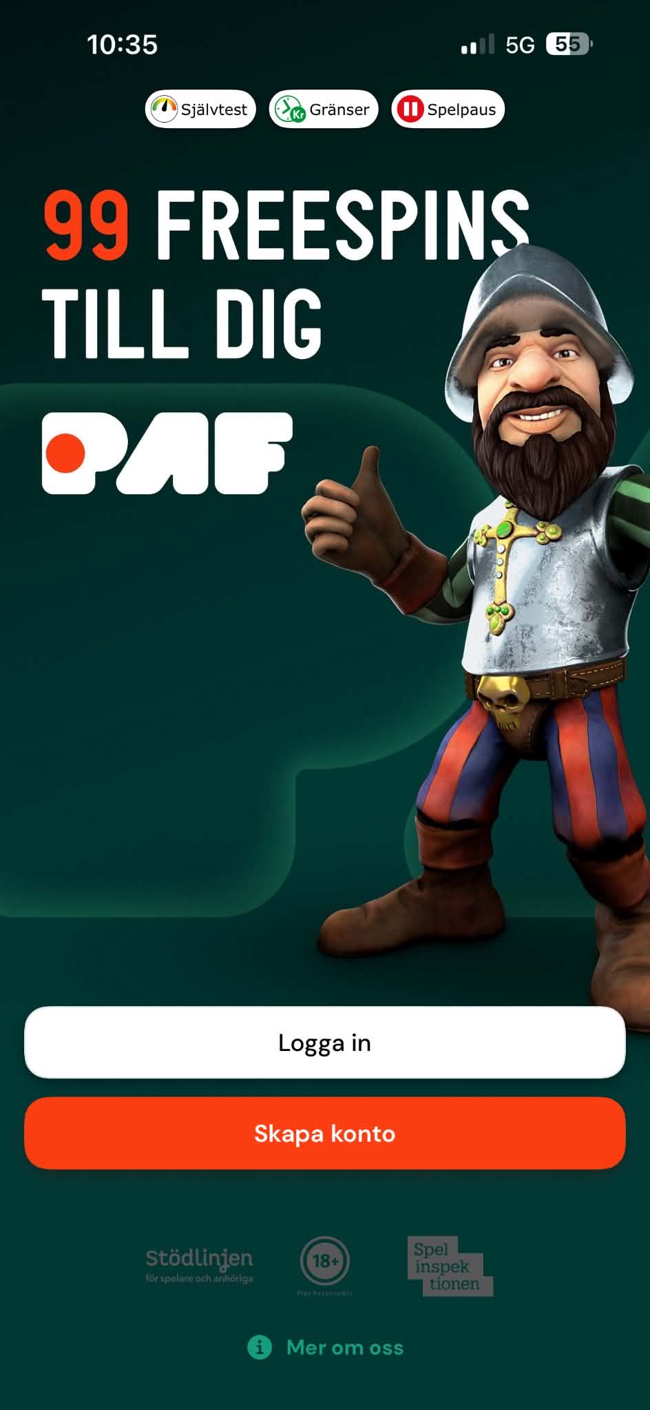 Registrering - PAF
