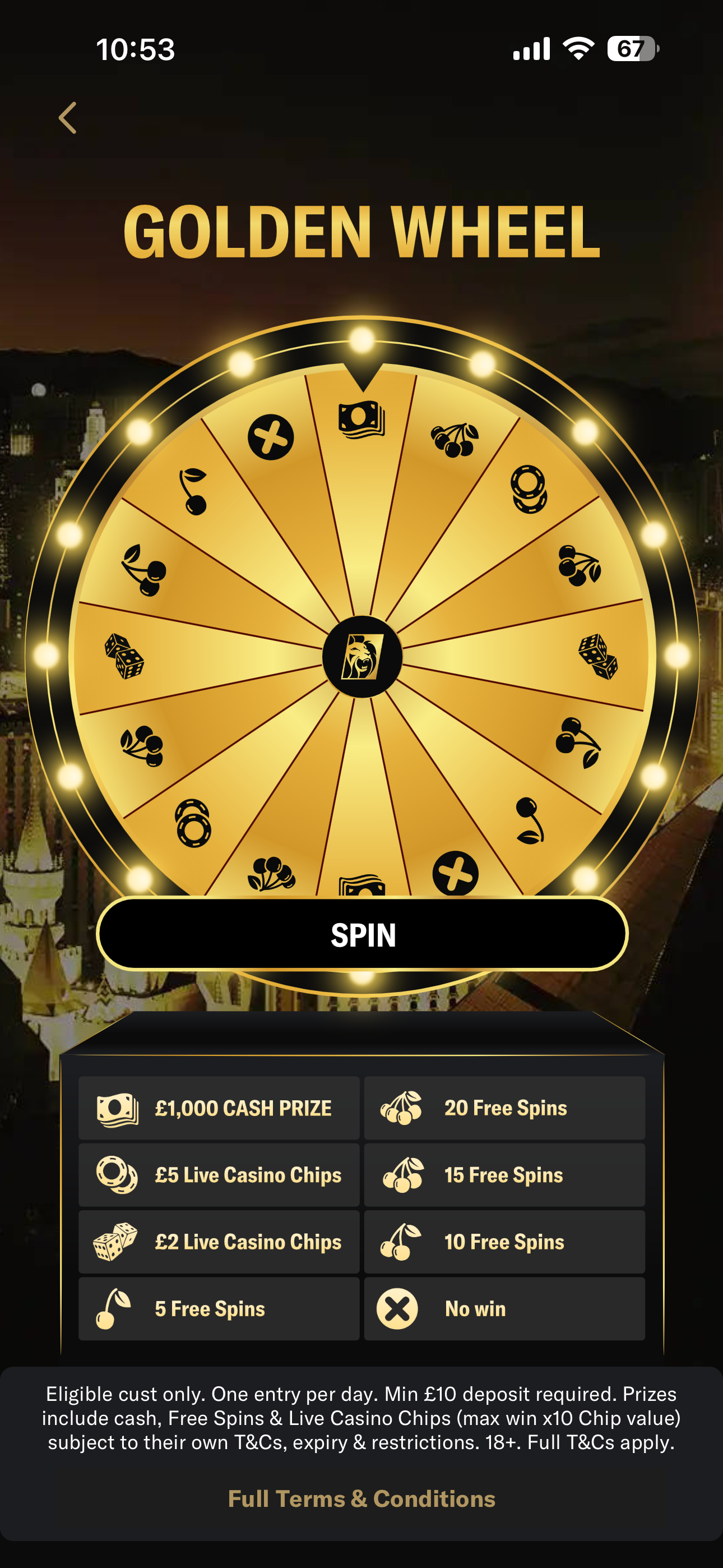Golden Wheel BetMGM