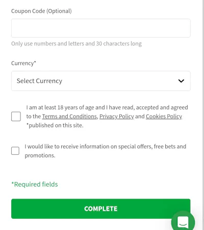 QuinnBet Registration 3