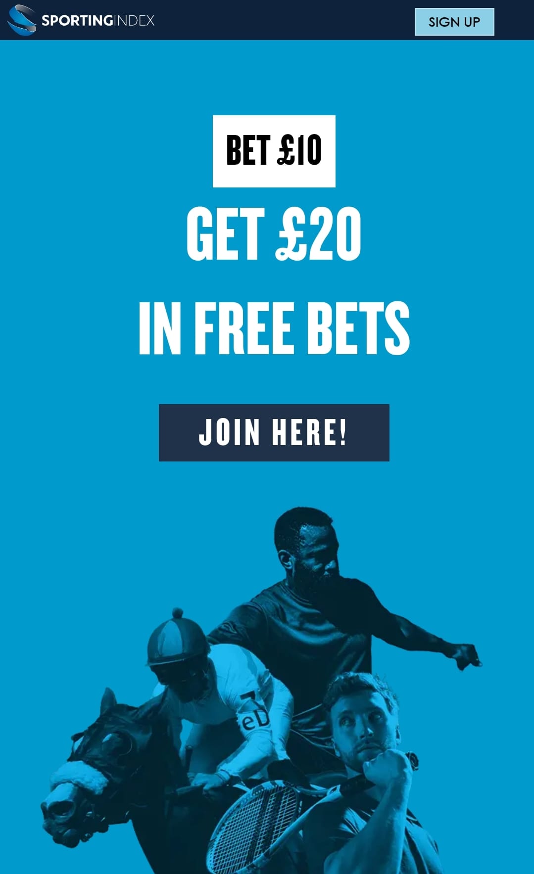 Sporting Index Registration 1