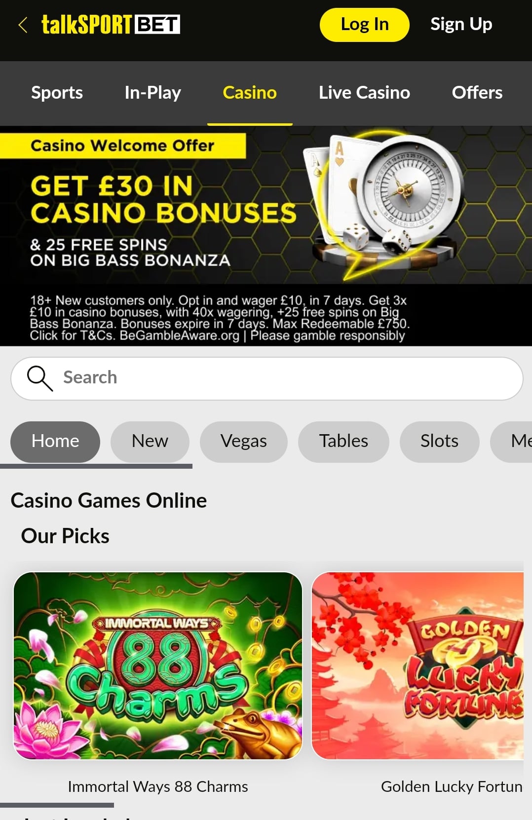 talkSPORT BET Casino