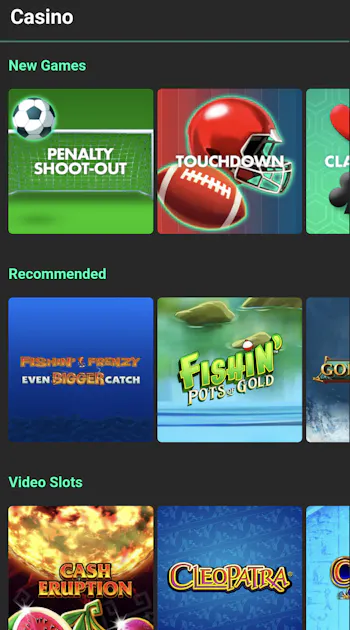 bet365 app casino games