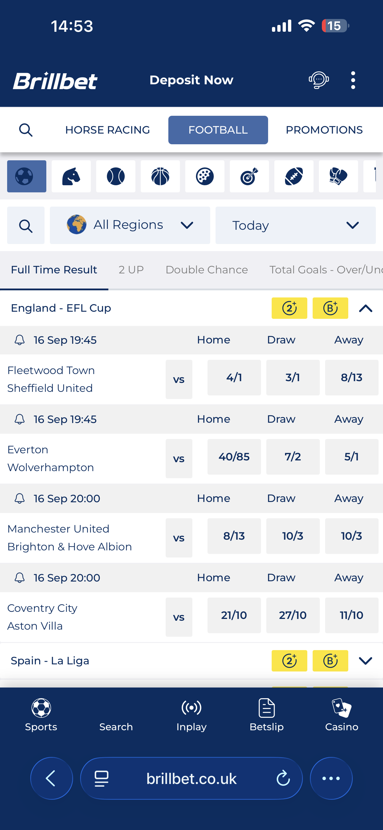 Brillbet Football