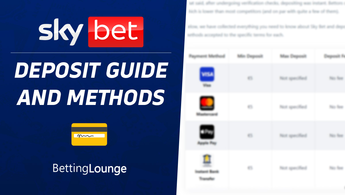Sky Bet deposits Ireland