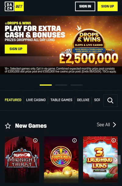 DAZN Bet Casino
