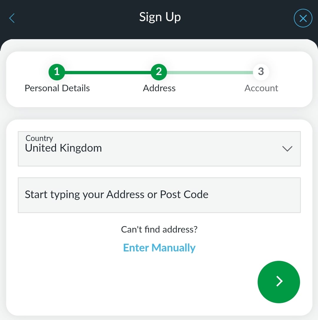 BetVictor Registration 2