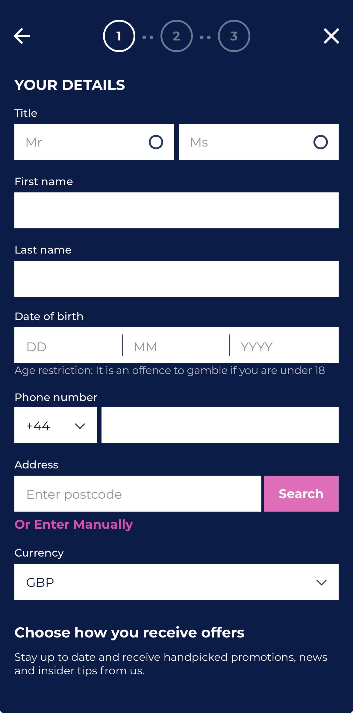 BresBet App Registration 3