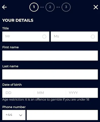 Planet Sport Bet Registration 3