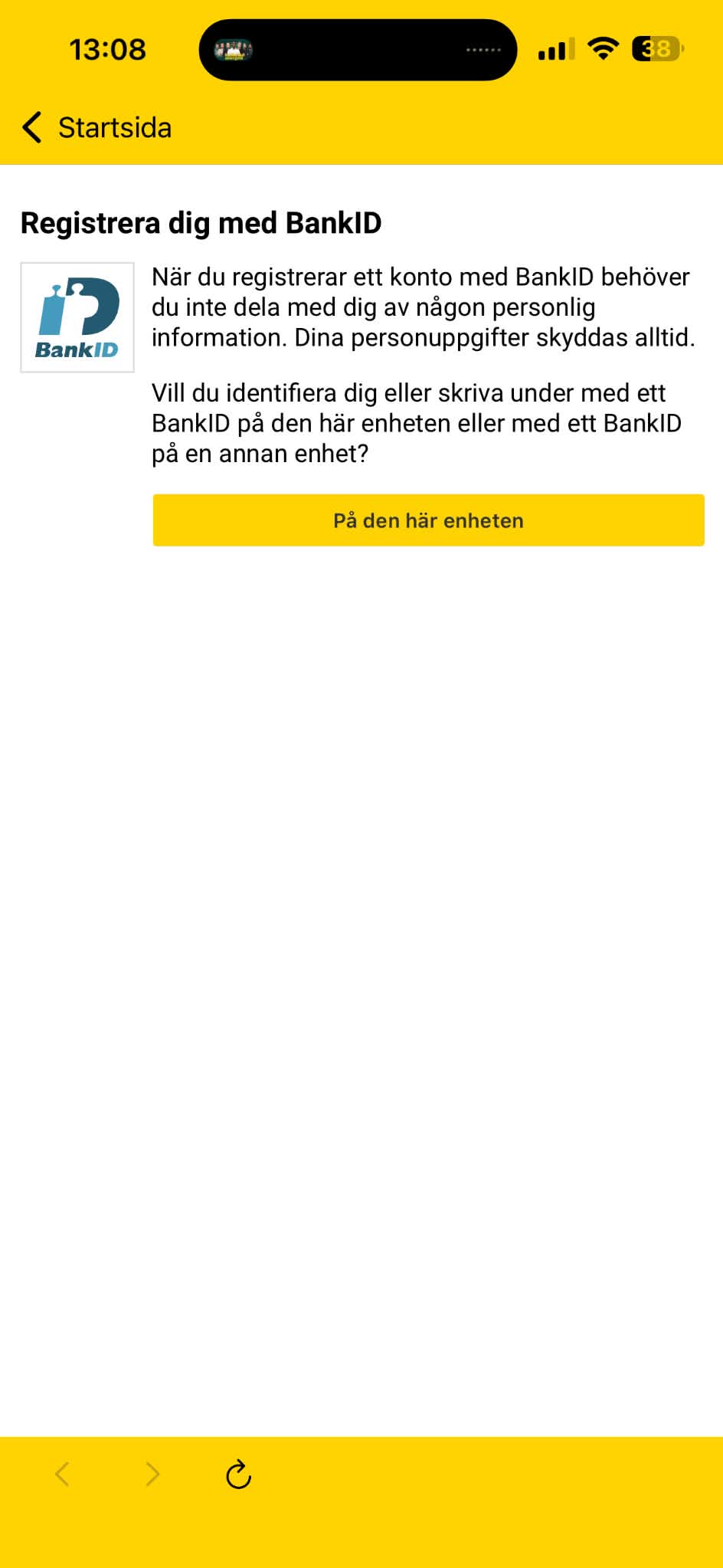 Registrering - Intewetten