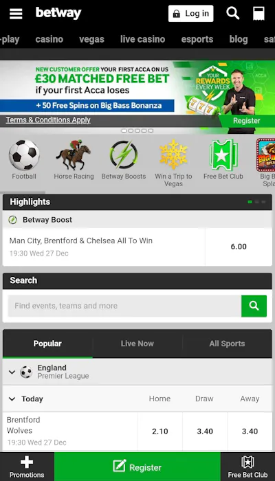 Betway Sportsbook