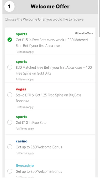 Betway registration 1
