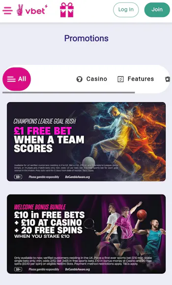 VBet Promotions