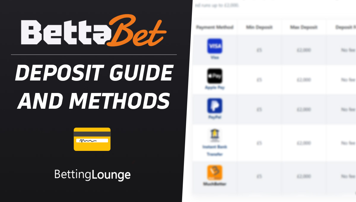 BettaBet deposit guide