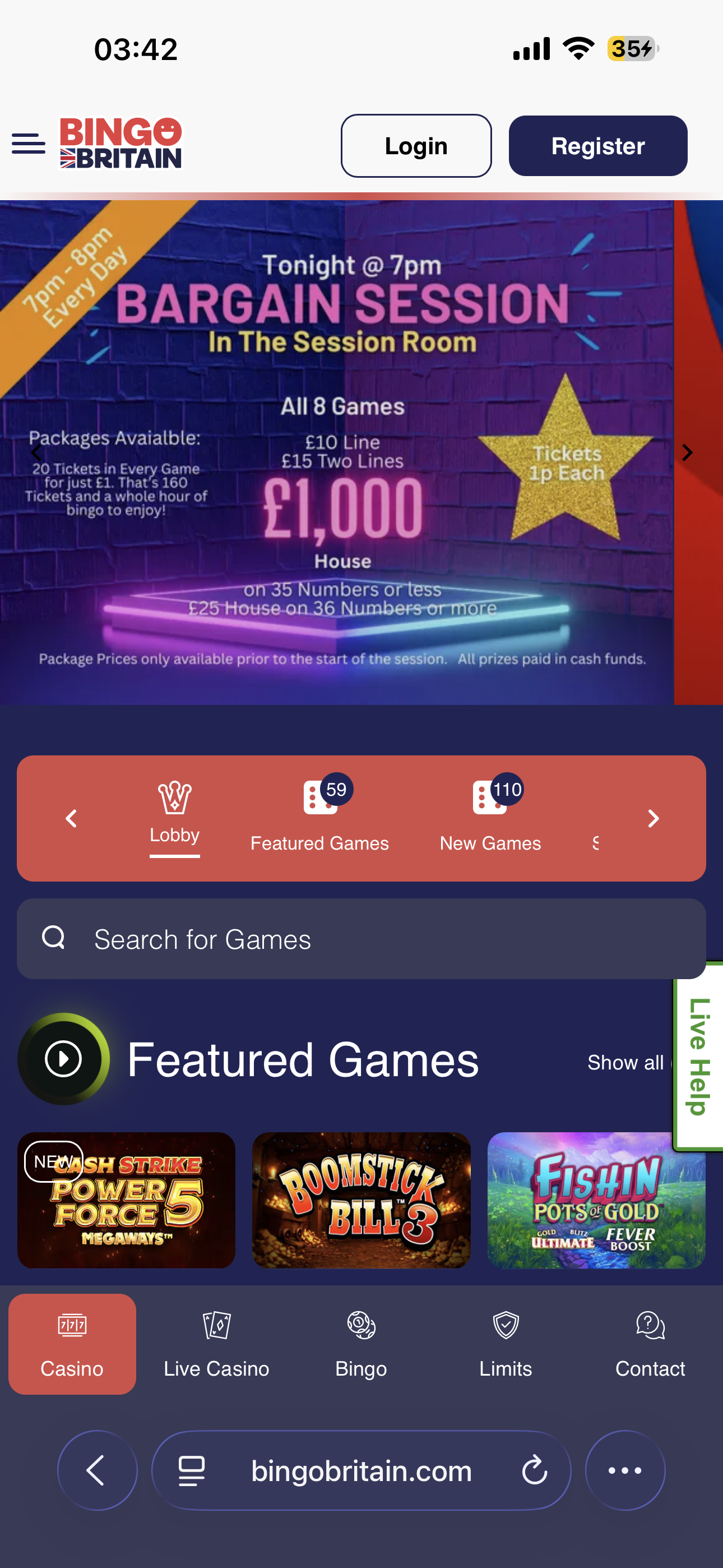 Bingo Britain Sign Up 1
