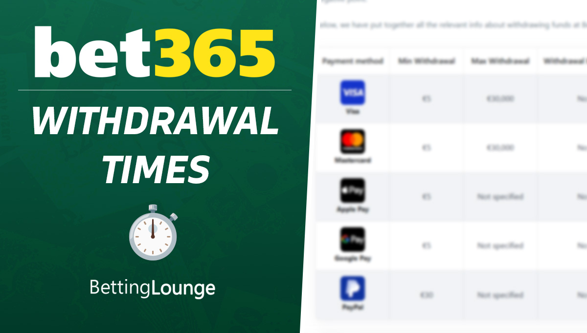 Bet365 withdrawals Ireland