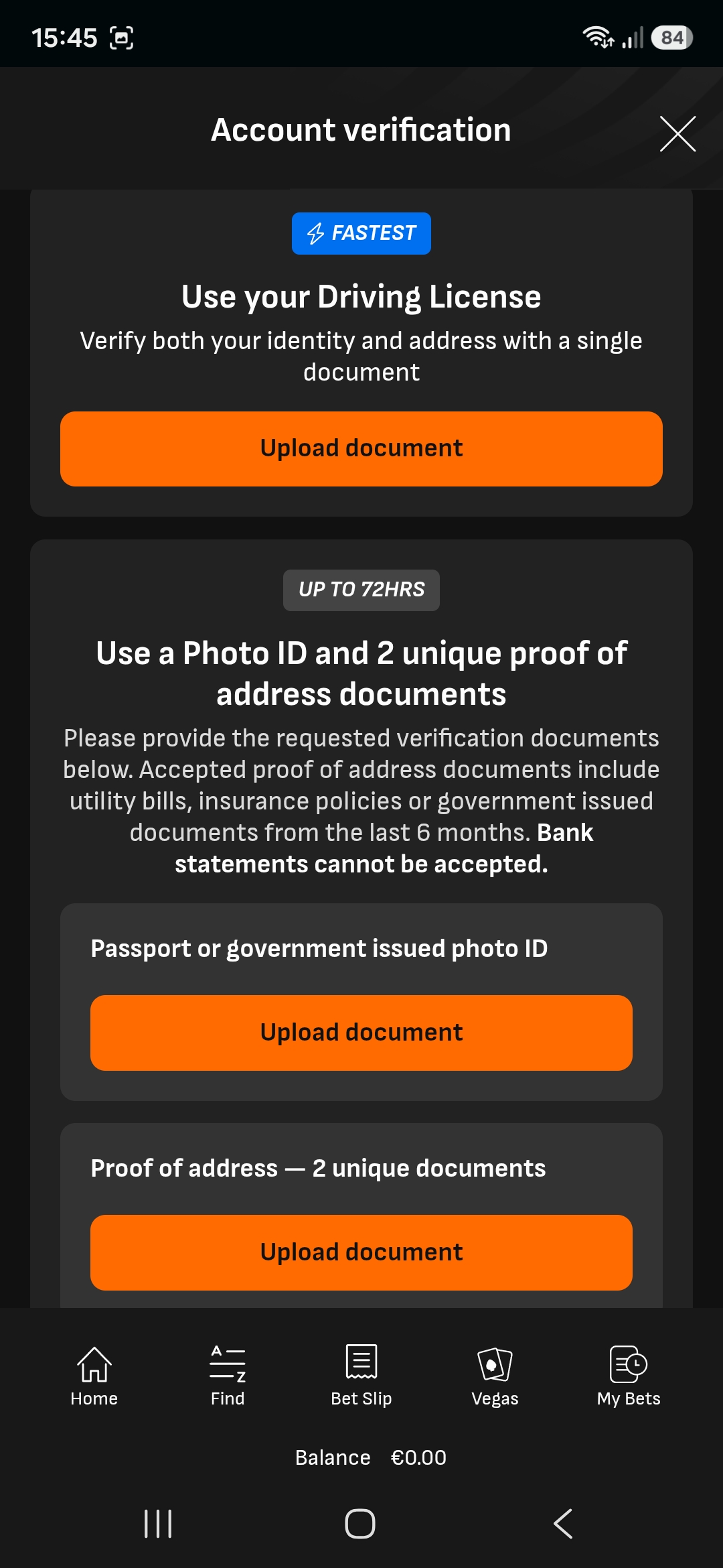 Livescore verification needed