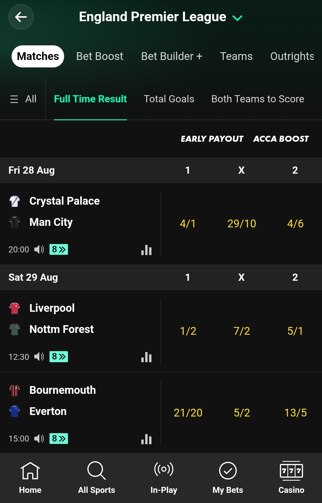 Bet365 football