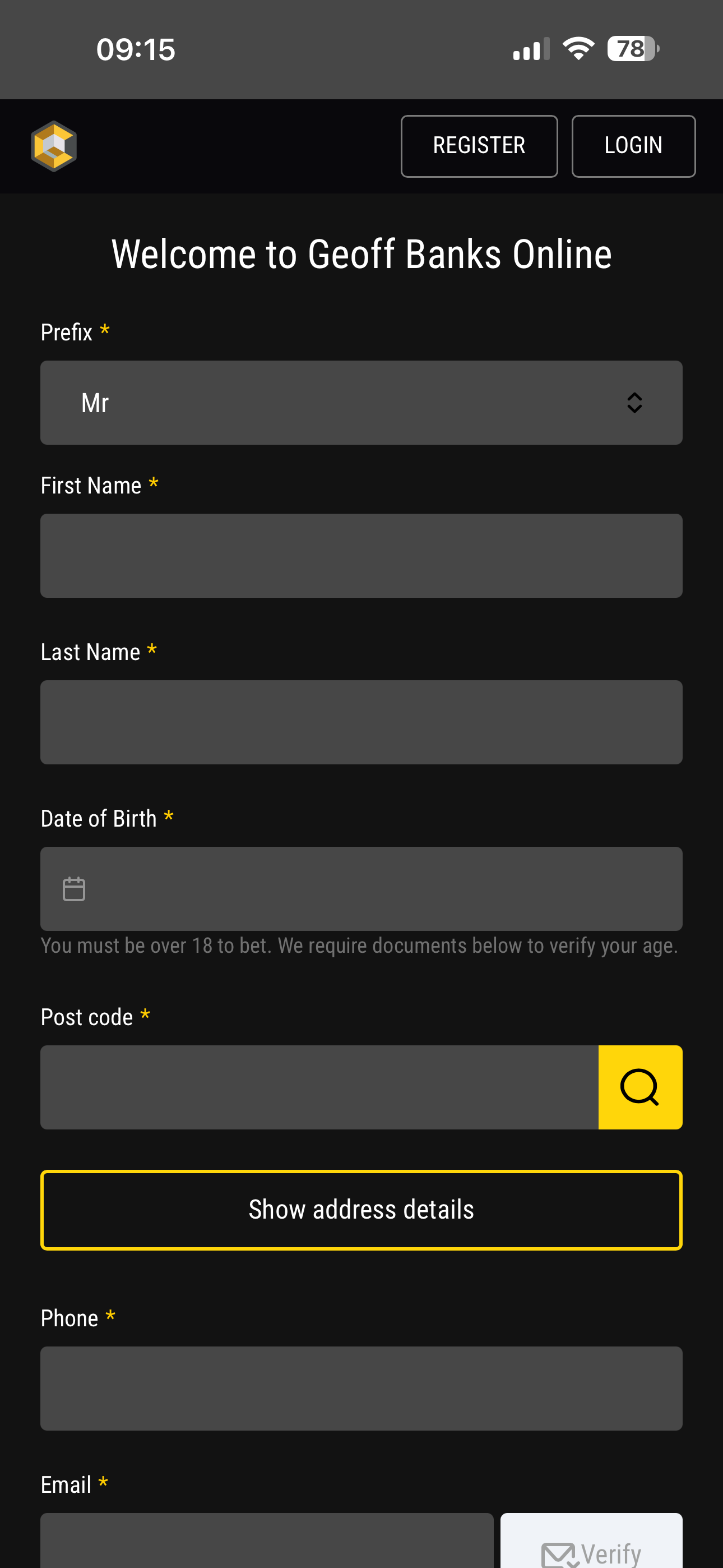 Geoff Banks Sign Up 2
