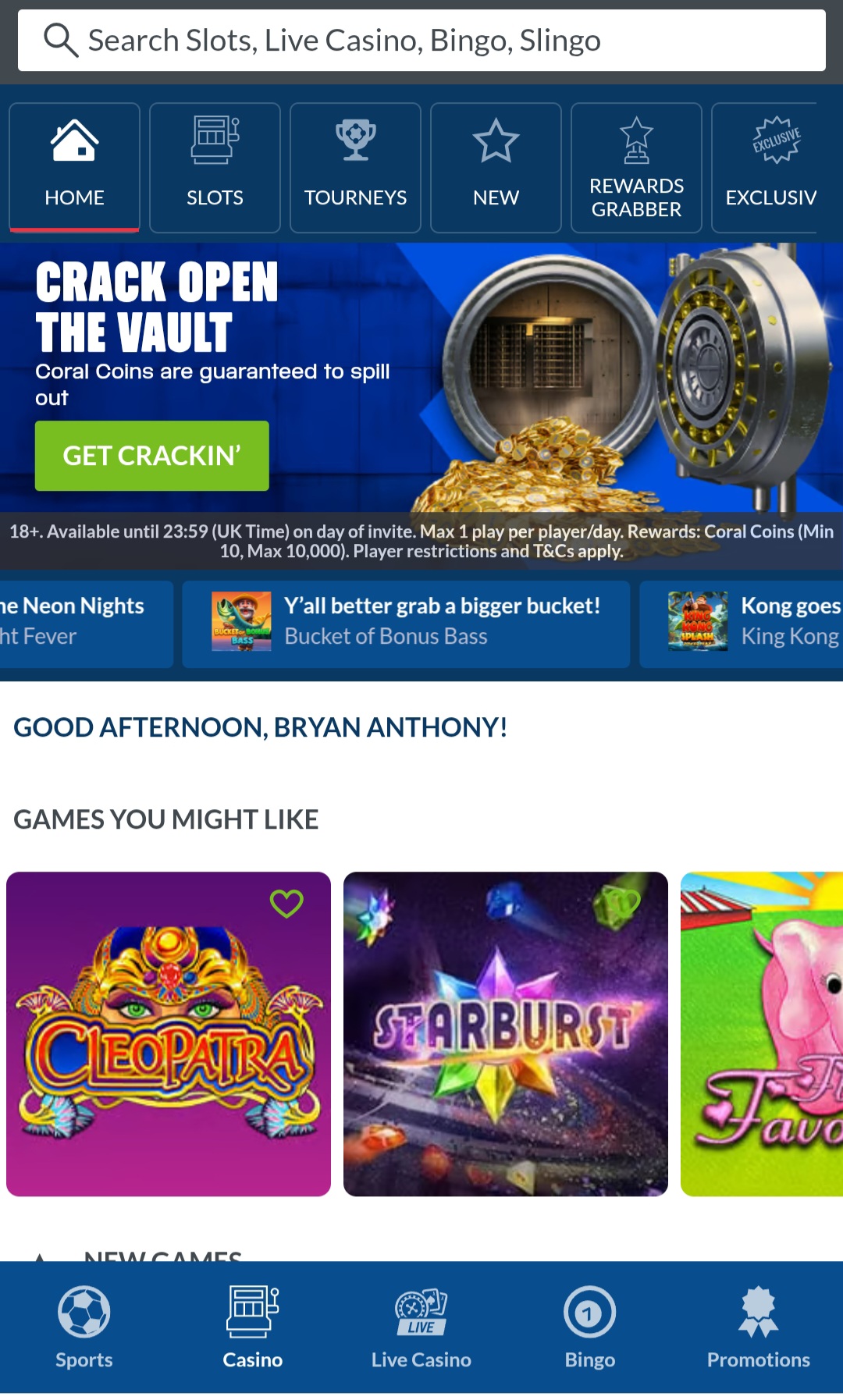 Coral Casino review