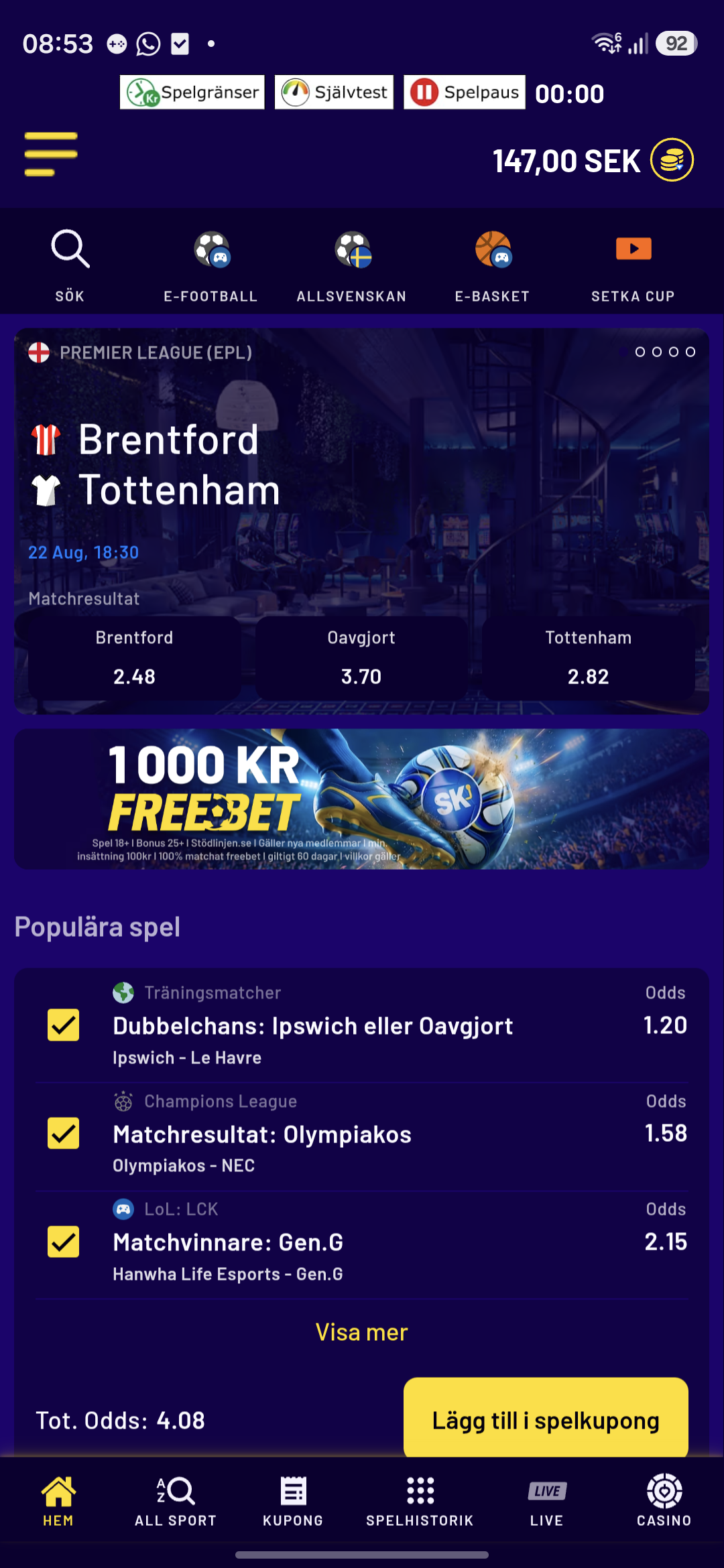Spelklubben uttag 1