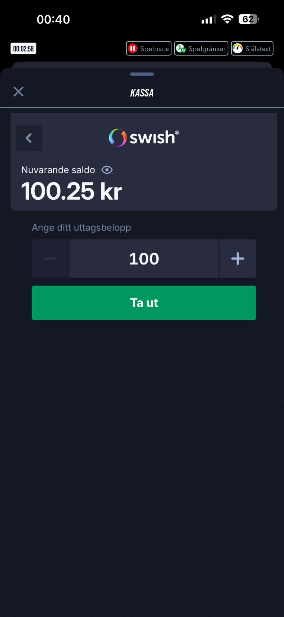 Uttag - Betinia