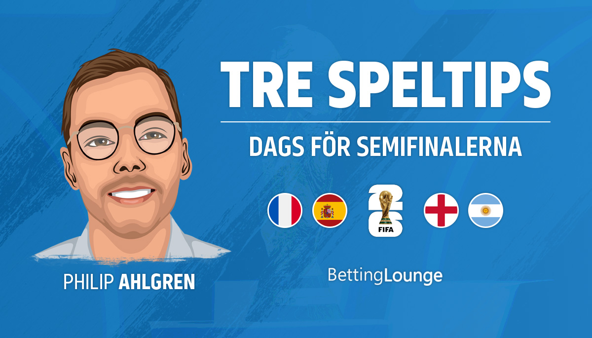 Tre speltips semifinalerna VM 2026