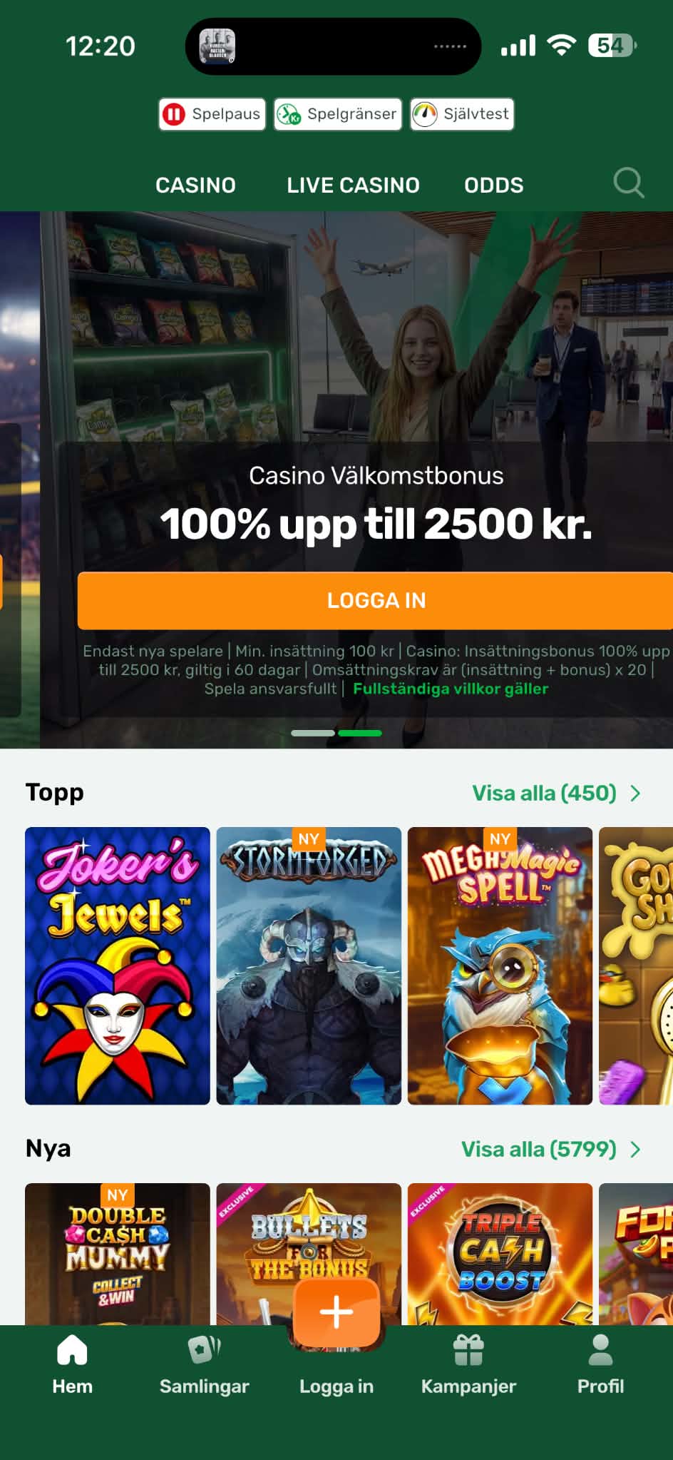 Registrering - CampoBet