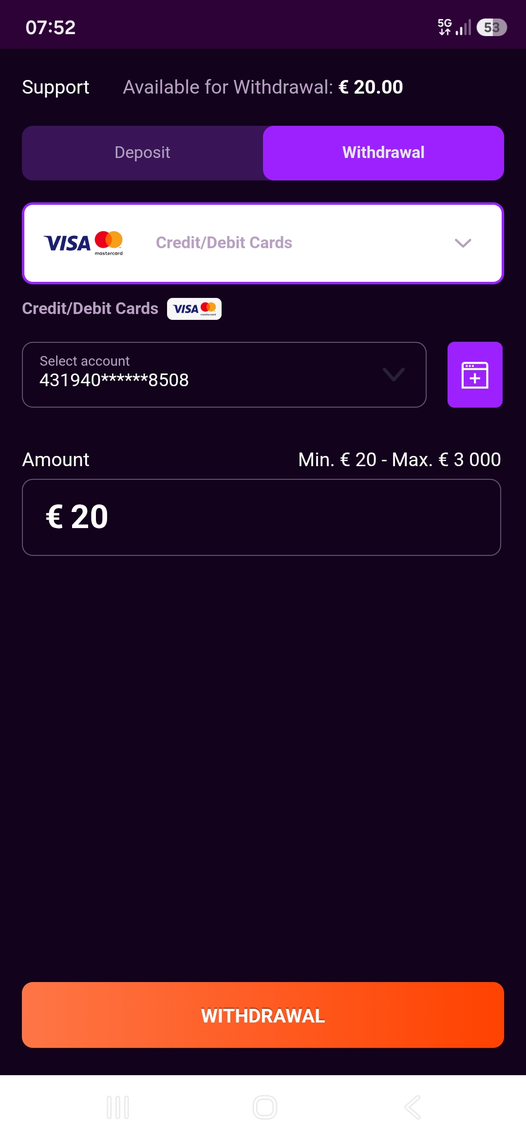 Tonybet withdrawal 3