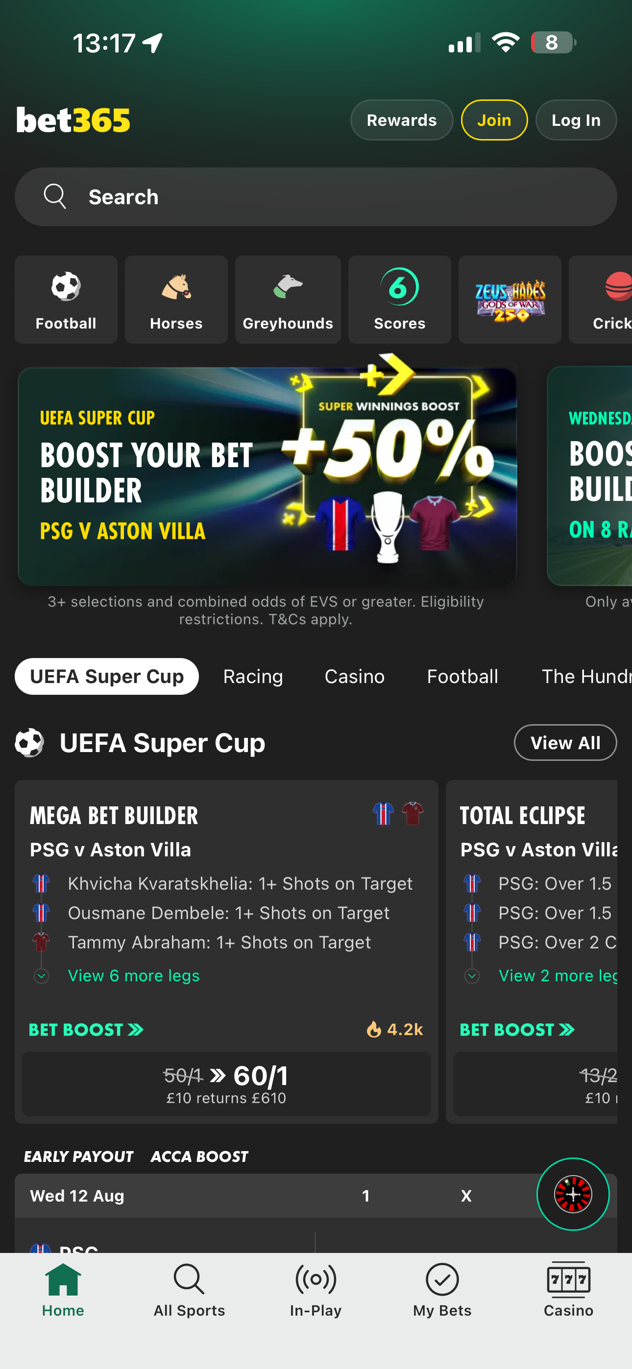 Bet365 Sign Up