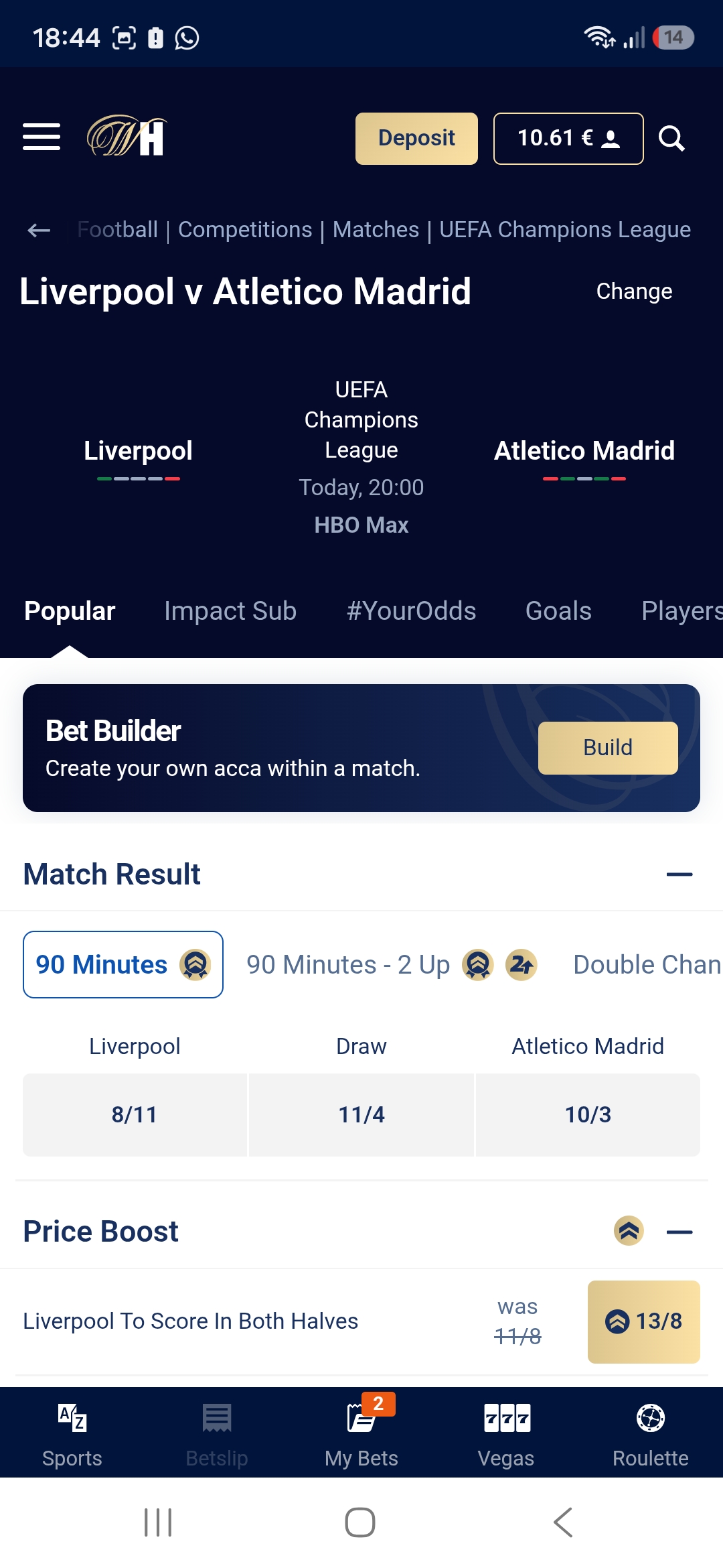 William Hill football