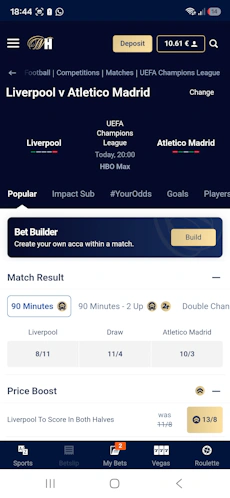 William Hill football product