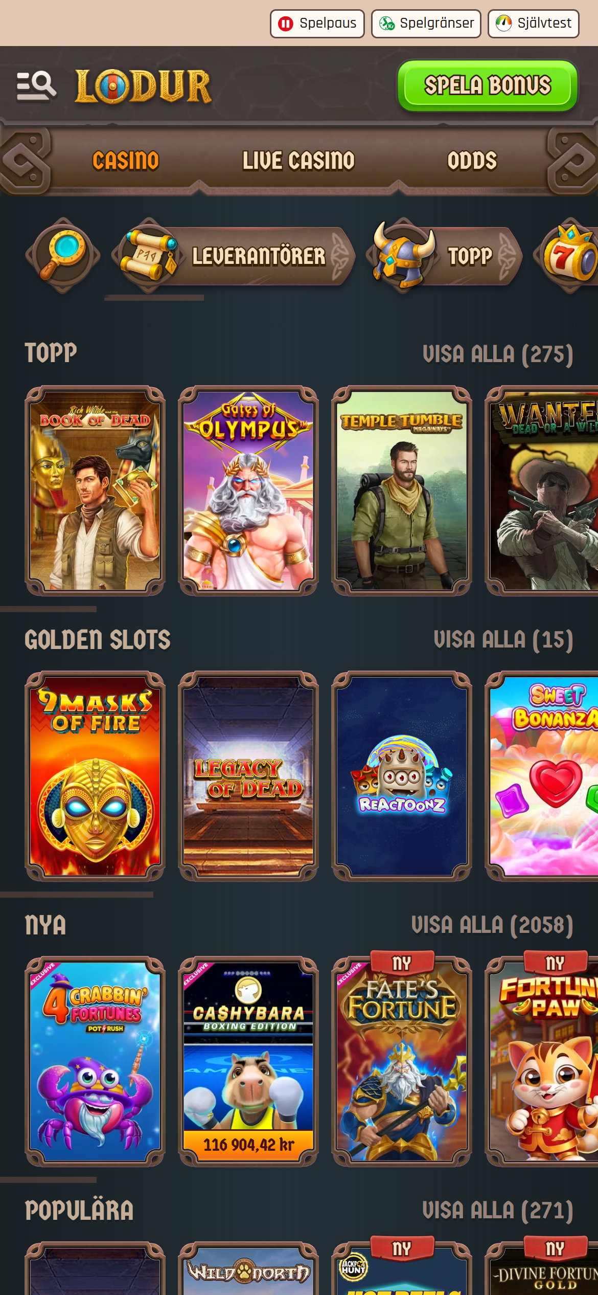 Lodur casino