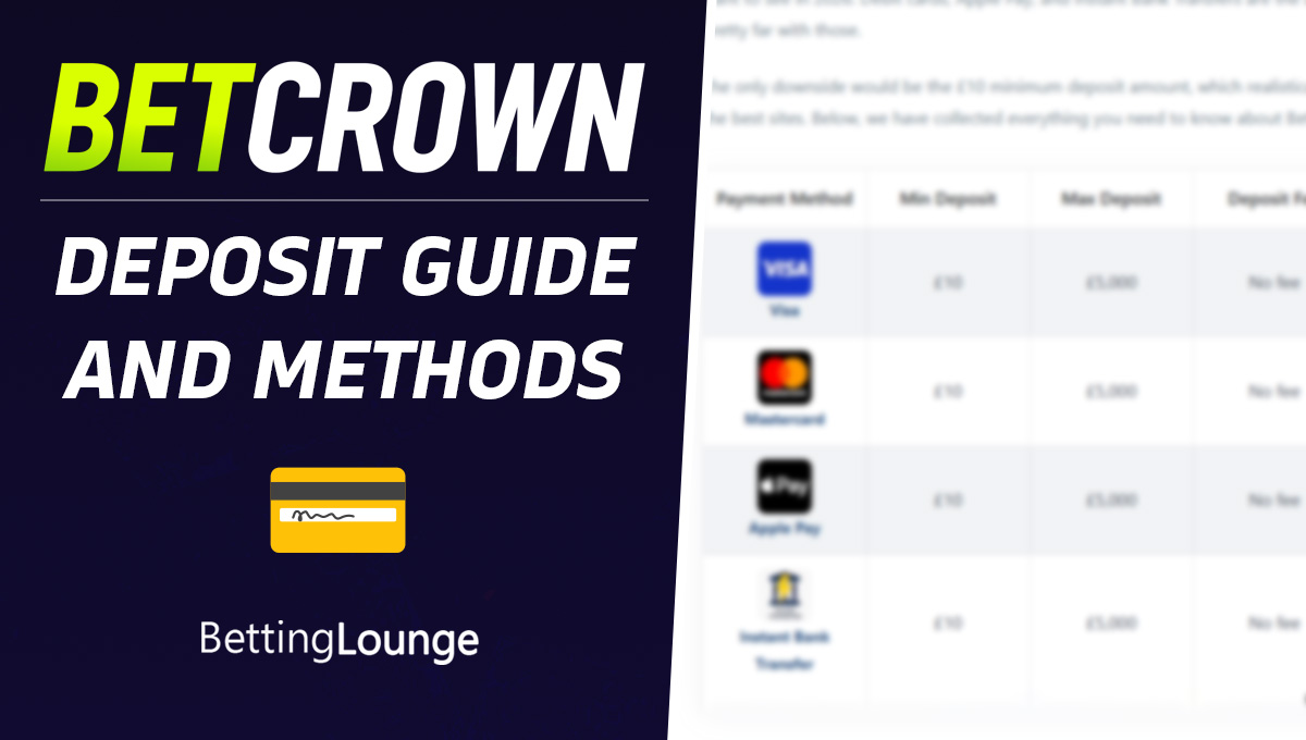 BetCrown deposit guide