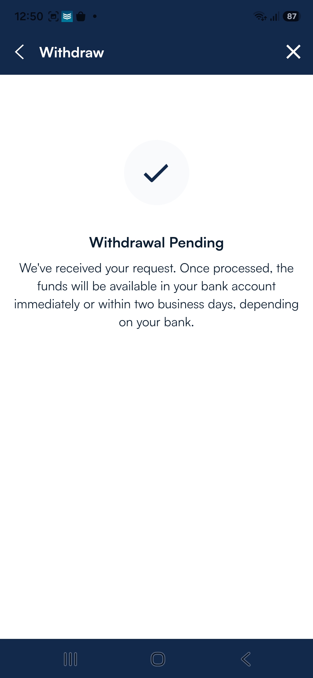 Star Sports withdrawal pending
