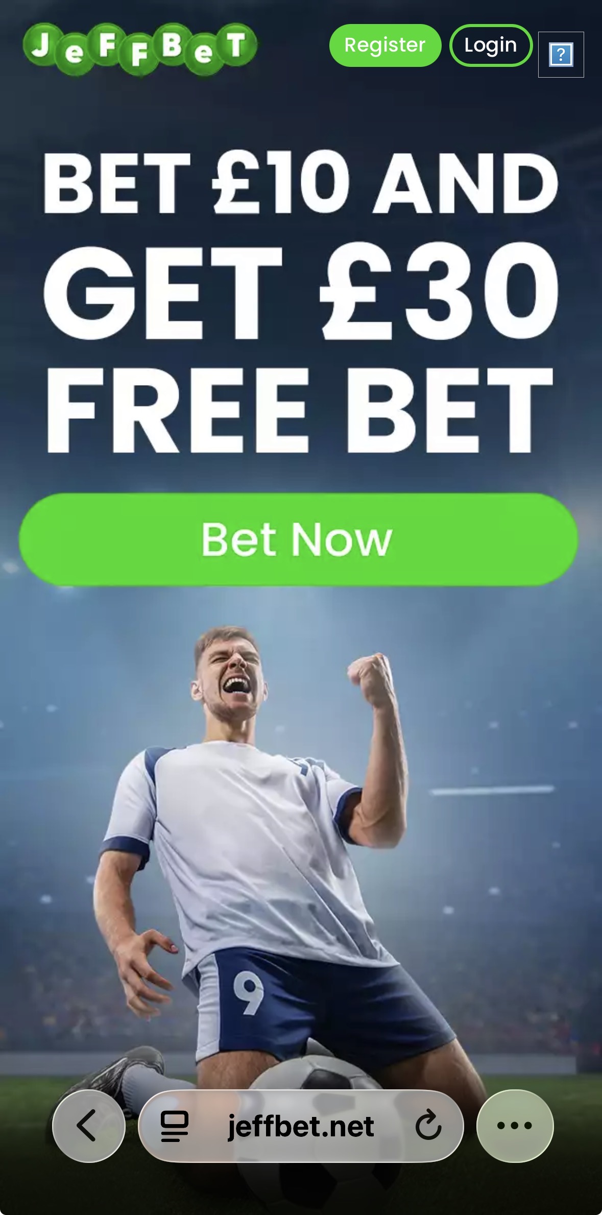 Jeffbet Promo Sign Up 1