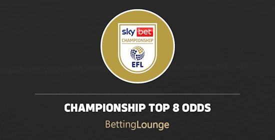 Championship top 8 odds