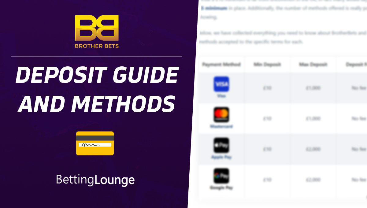 Brotherbets deposit guide