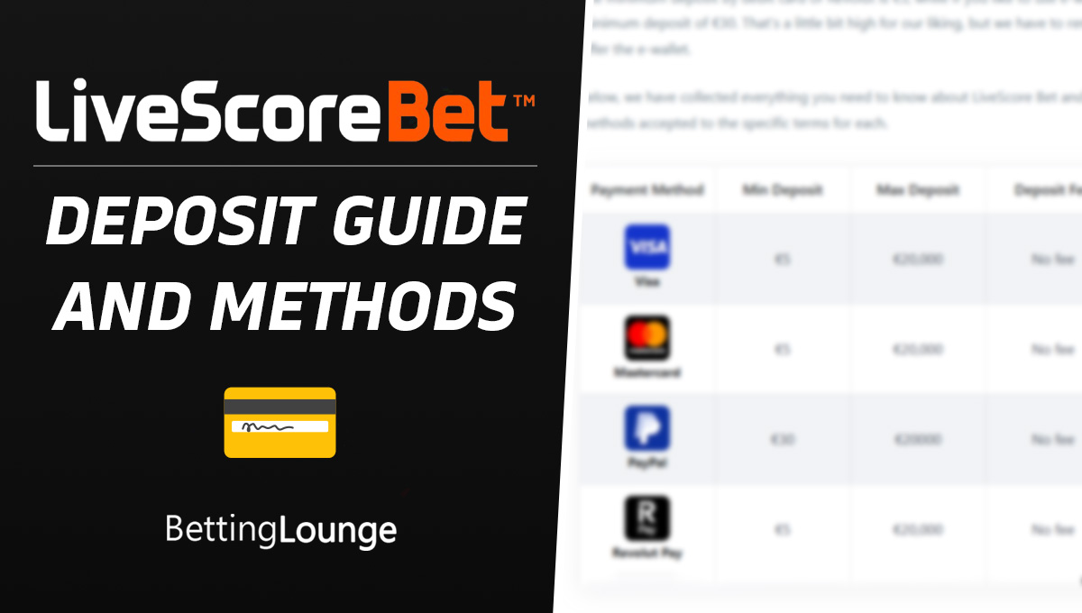 LiveScore Bet deposits Ireland