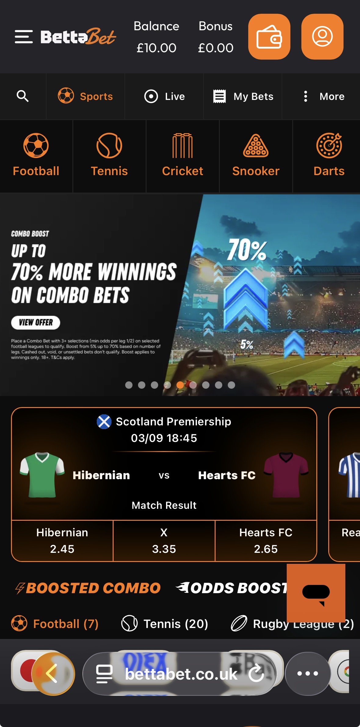 Betta Bet Withdraw 1