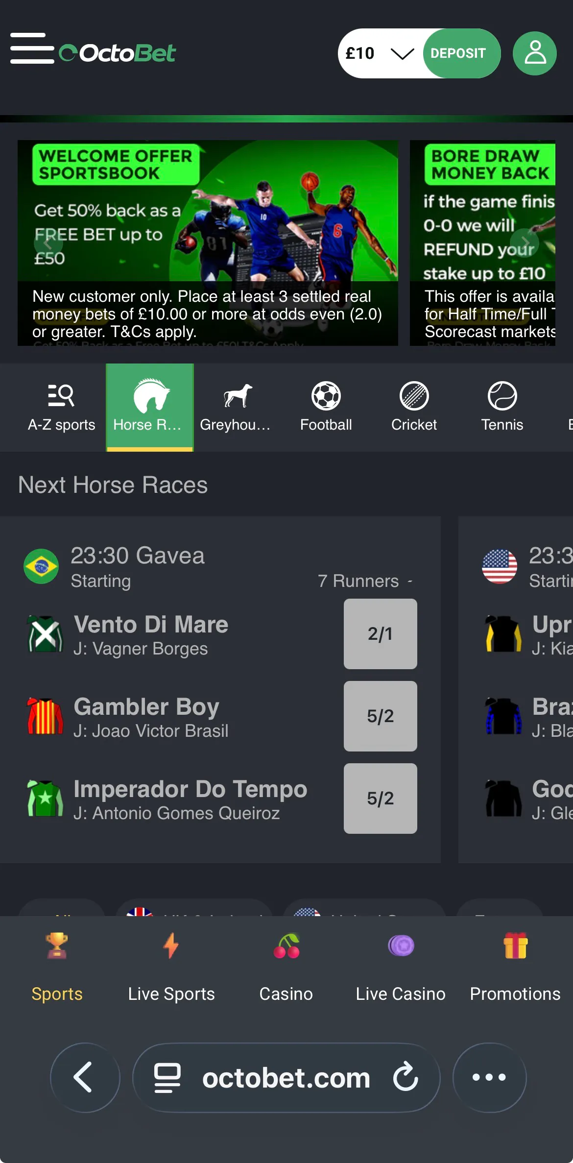 Octobet Withdraw 1