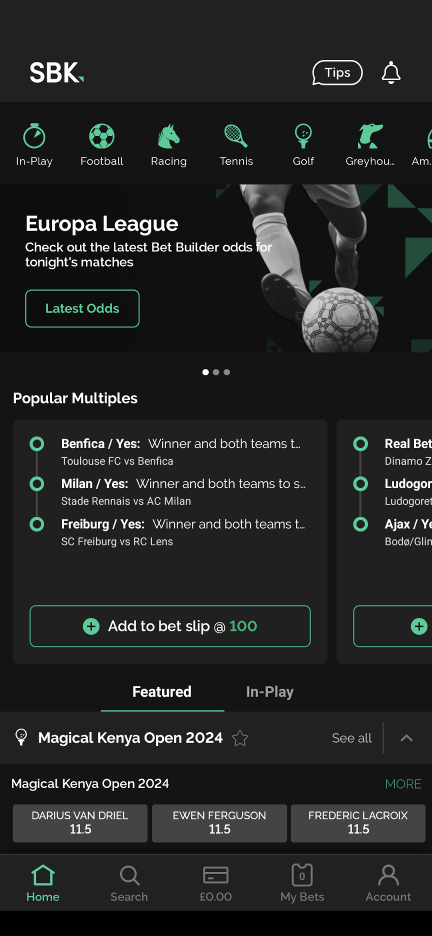 SBK Sportsbook App