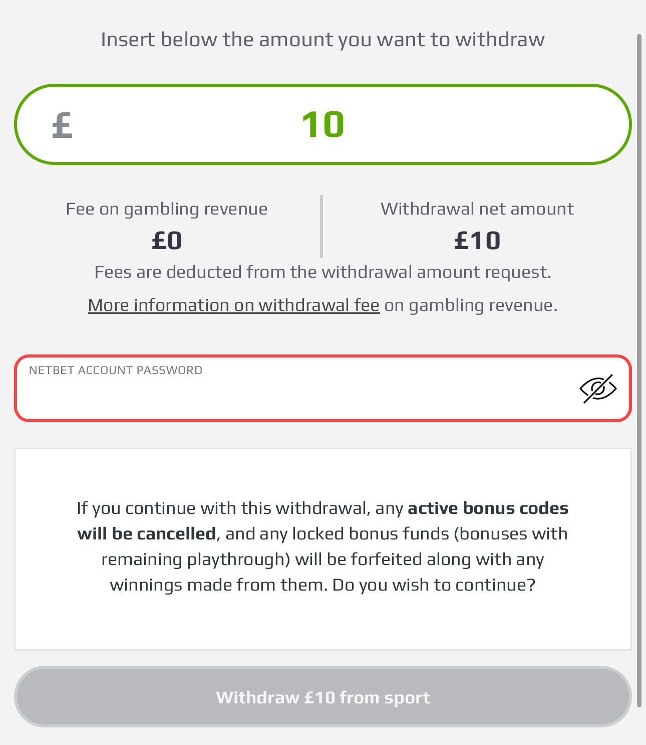 NetBet Withdraw 3