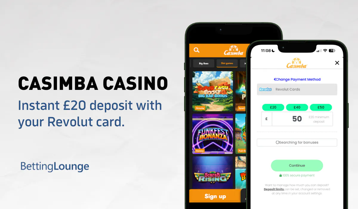 Revolut payment method at Casimba