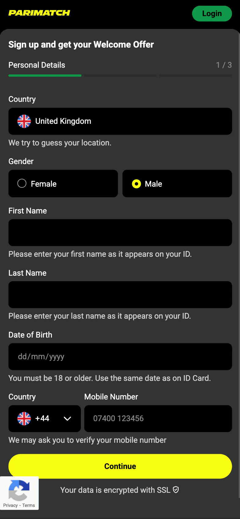 Parimatch Sign Up Promotion 2