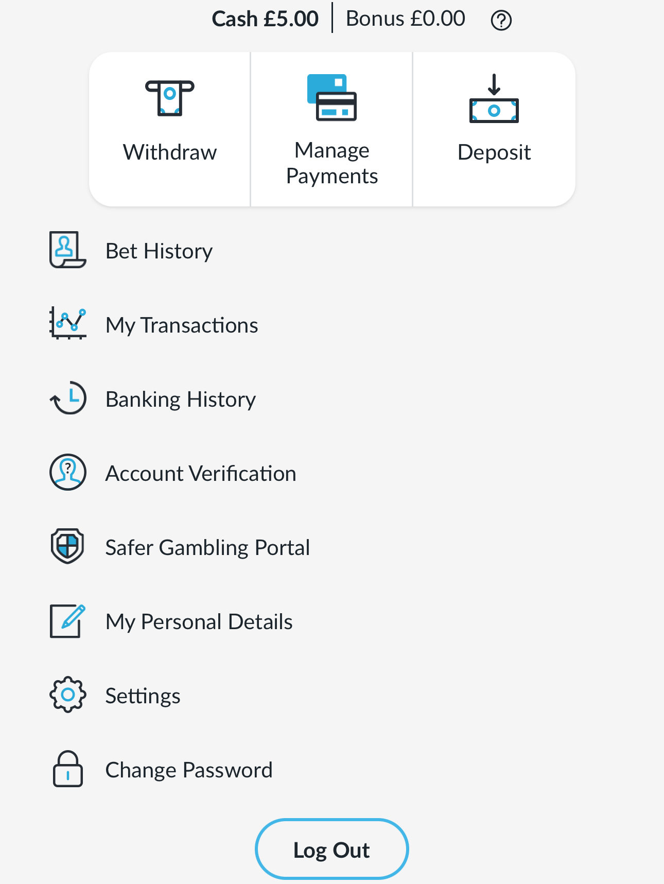 BetVictor Withdrawal 1