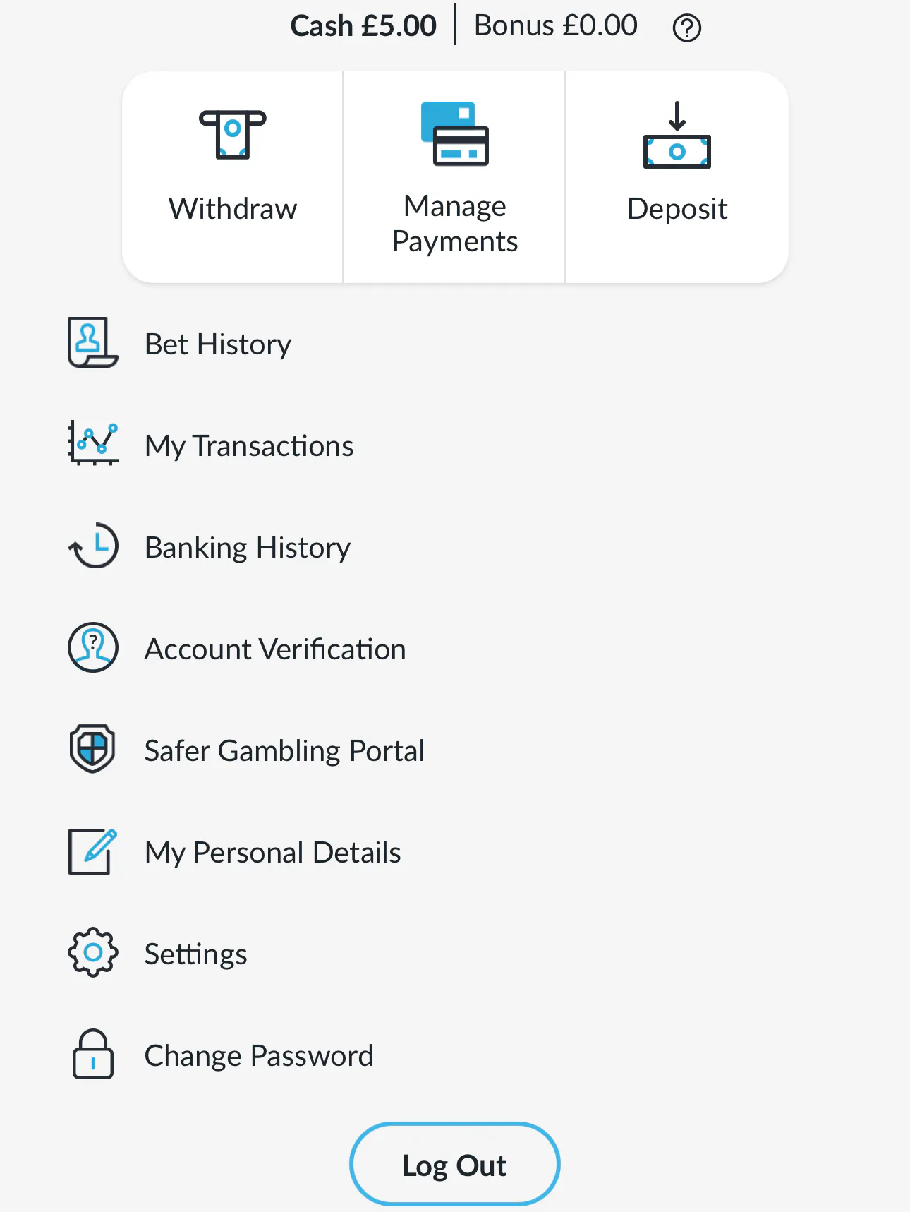BetVictor Withdrawal 1